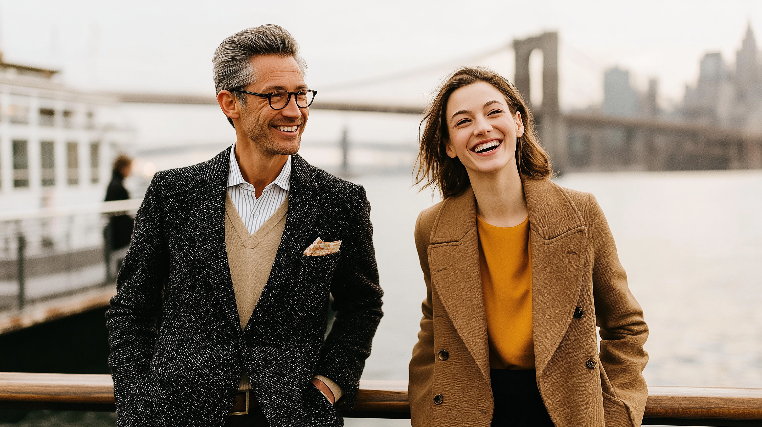 Clients by the waterfront